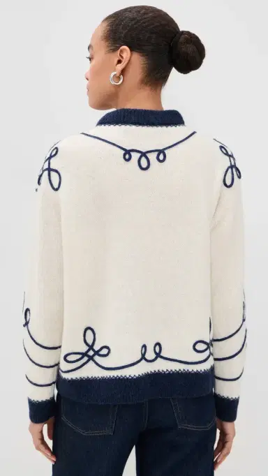Carolina K Mamacita Sweater Ecru And arine | Thumbnail 3 Carolina K Mamacita Sweater Ecru And arine | Thumbnail 3