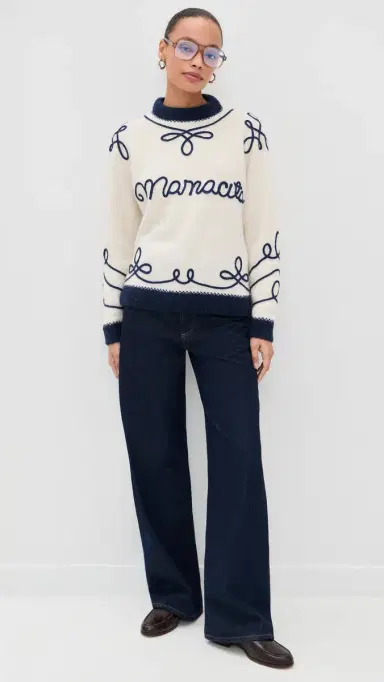 Carolina K Mamacita Sweater Ecru And arine | Thumbnail 5 Carolina K Mamacita Sweater Ecru And arine | Thumbnail 5