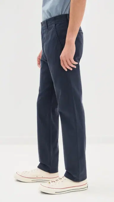 PAIGE Vincent Stretch Sateen Straight Chinos Deep Anchor 32 | Thumbnail 4