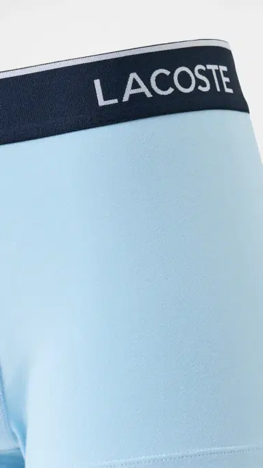 Lacoste Cotton Stretch Jersey Trunks 3 Pack Multi | Thumbnail 4 Lacoste Cotton Stretch Jersey Trunks 3 Pack Multi | Thumbnail 4