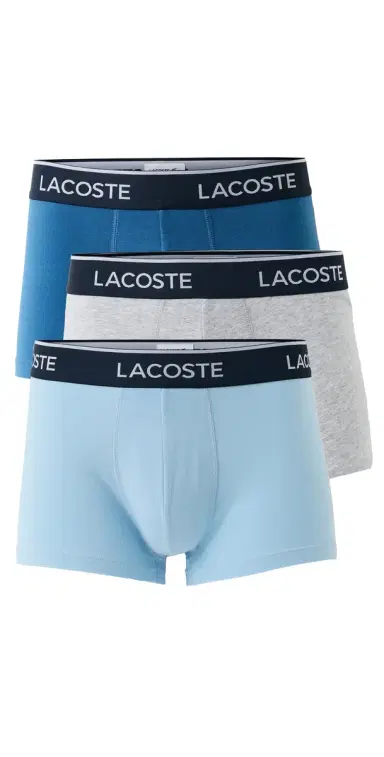 Lacoste Cotton Stretch Jersey Trunks 3 Pack Multi | Thumbnail 1 Lacoste Cotton Stretch Jersey Trunks 3 Pack Multi | Thumbnail 1