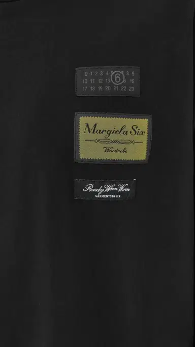 MM6 Maison Margiela Long Sleeve ogo Top Black | Thumbnail 6 MM6 Maison Margiela Long Sleeve ogo Top Black | Thumbnail 6