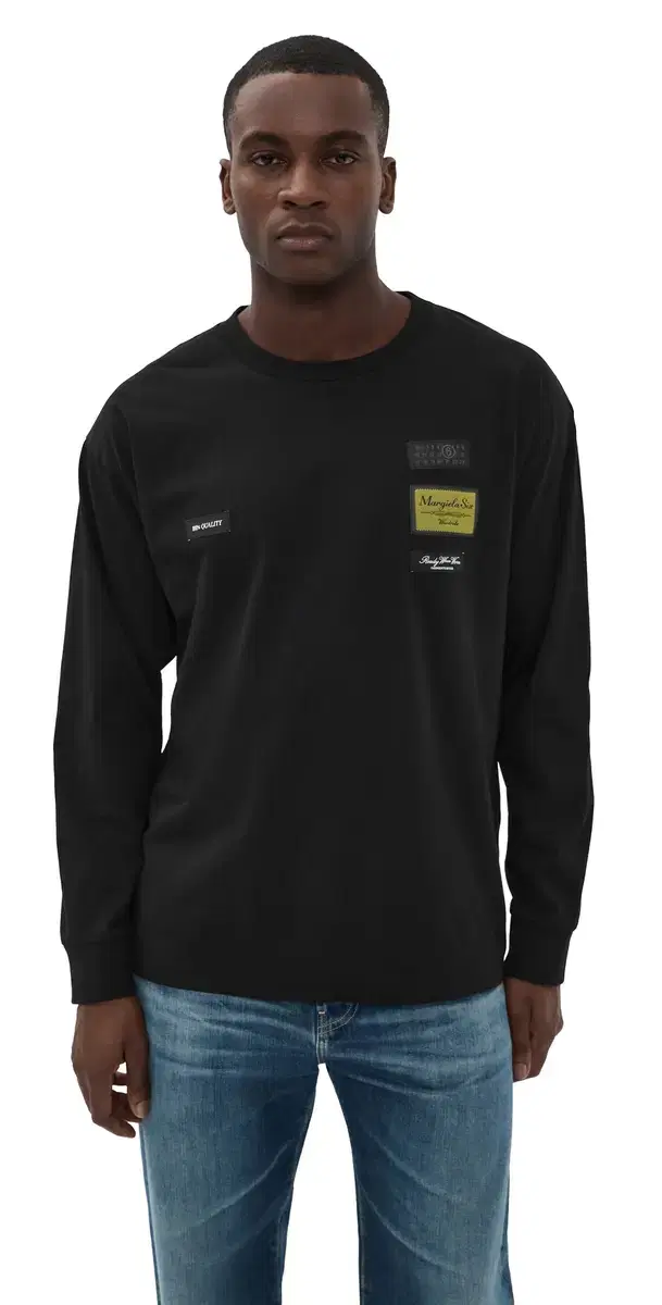 Long Sleeve ogo Top Black
