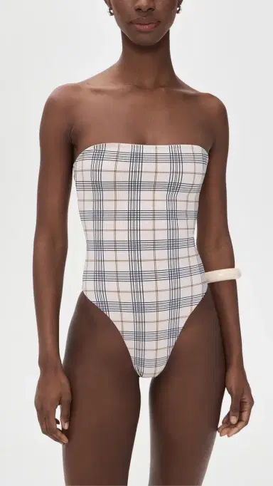 Lioness Gigi One Piece Beige Plaid | Thumbnail 2 Lioness Gigi One Piece Beige Plaid | Thumbnail 2