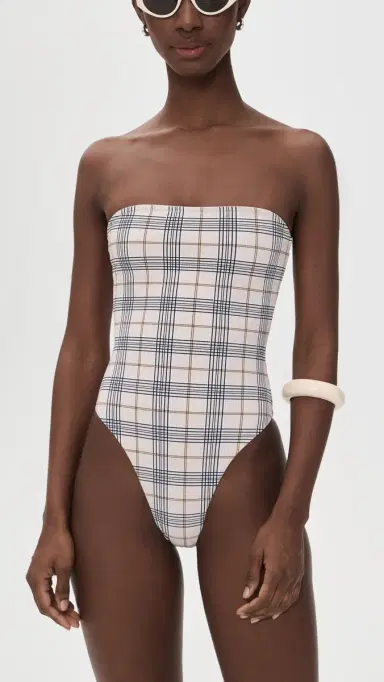 Lioness Gigi One Piece Beige Plaid | Thumbnail 5 Lioness Gigi One Piece Beige Plaid | Thumbnail 5