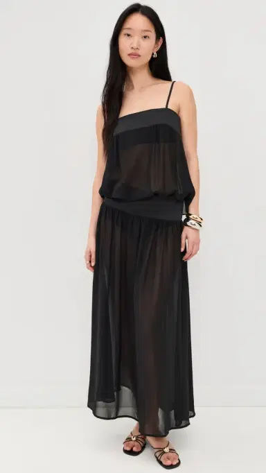 Lioness Gracia Maxi Dress Noir | Thumbnail 2