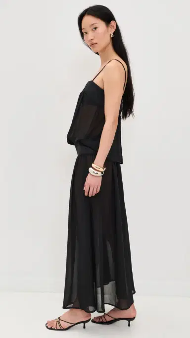 Lioness Gracia Maxi Dress Noir | Thumbnail 4