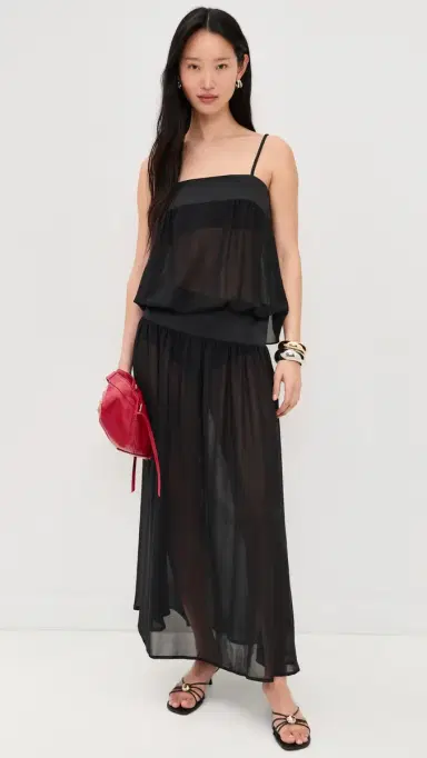 Lioness Gracia Maxi Dress Noir | Thumbnail 5
