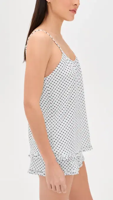 Eberjey Gisele Printed Cami and Shorts Pajama Set Tide Dot | Thumbnail 4 Eberjey Gisele Printed Cami and Shorts Pajama Set Tide Dot | Thumbnail 4