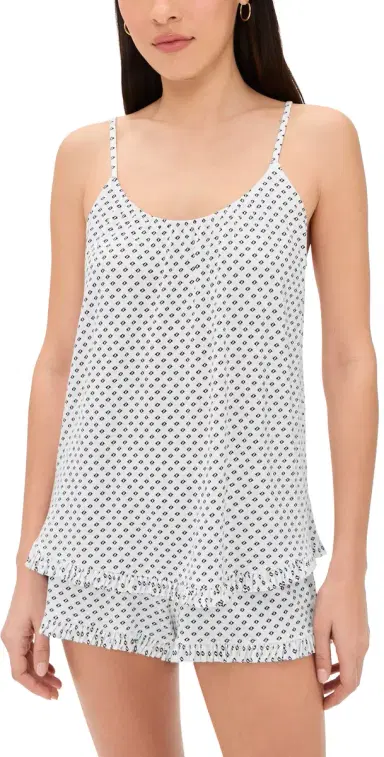 Eberjey Gisele Printed Cami and Shorts Pajama Set Tide Dot | Thumbnail 1 Eberjey Gisele Printed Cami and Shorts Pajama Set Tide Dot | Thumbnail 1