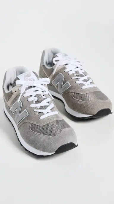 New Balance 574 Unisex Sneakers Grey/White | Thumbnail 6