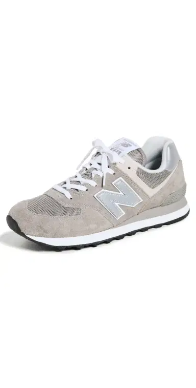New Balance 574 Unisex Sneakers Grey/White | Thumbnail 1