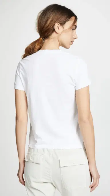 James Perse Vintage Boy Tee White 4 | Thumbnail 3