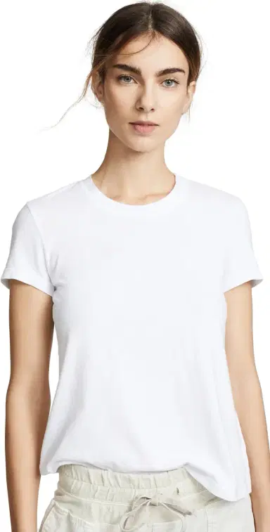 James Perse Vintage Boy Tee White 4 | Thumbnail 1