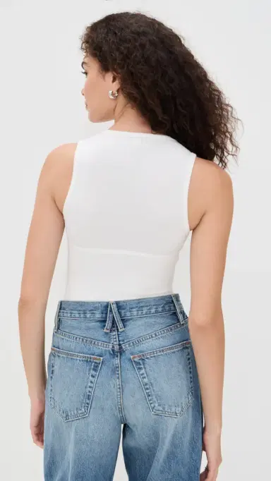Fleur du Mal Hourglass Rib Thong Bodysuit | Thumbnail 3