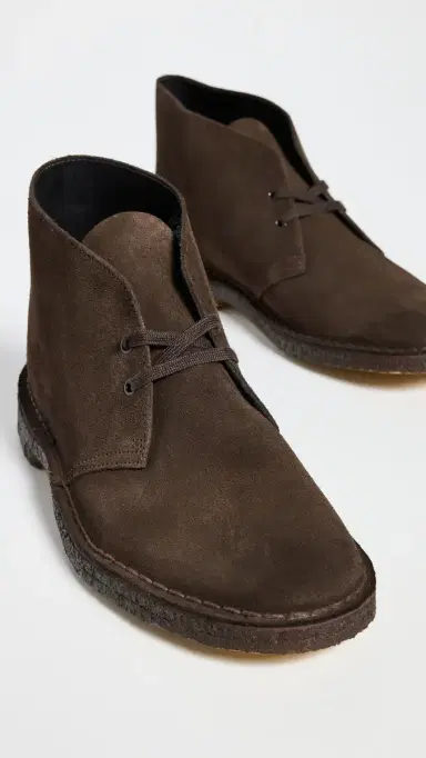 Clarks Desert Boots Brown Suede 8 | Thumbnail 4