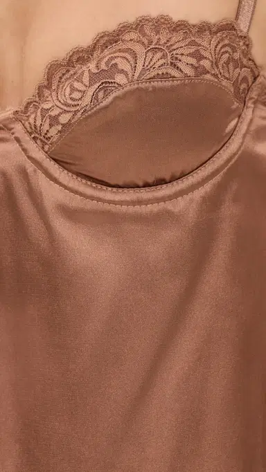 MUCCI Angelina Slip Dress Espresso L | Thumbnail 6