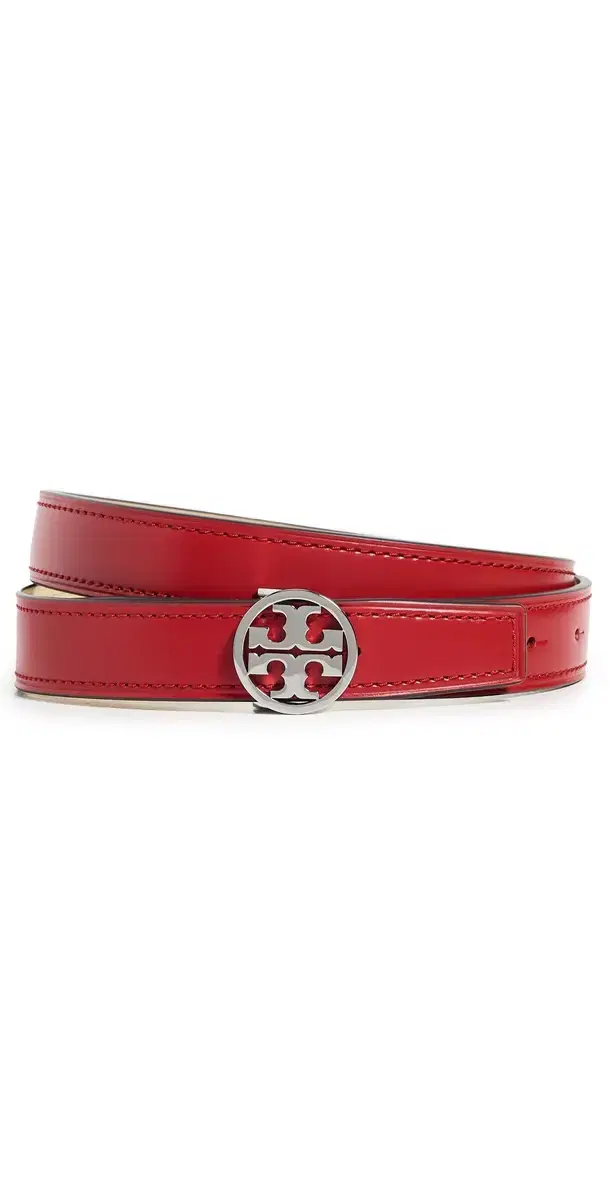 Miller mooth Reversible Belt 1 Red ky/Praline/ilver
