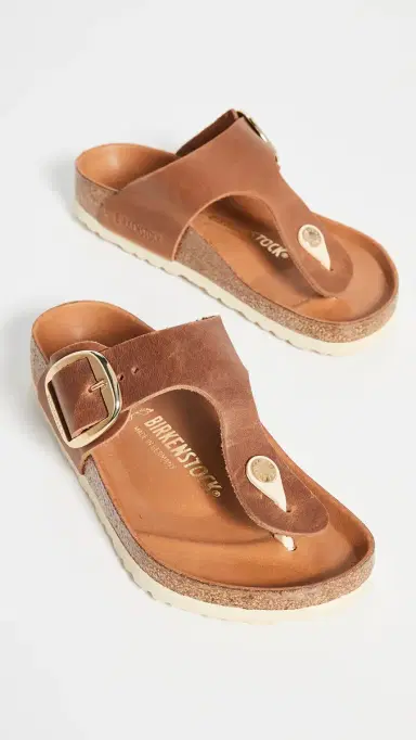 Birkenstock Gizeh Big Buckle Flip Flop Thong Sandals Cognac | Thumbnail 5 Birkenstock Gizeh Big Buckle Flip Flop Thong Sandals Cognac | Thumbnail 5