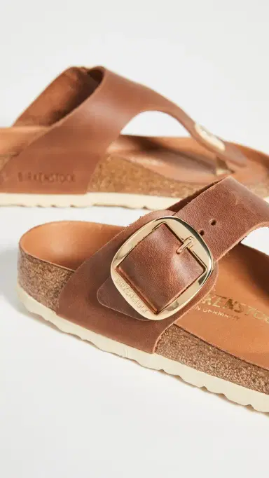 Birkenstock Gizeh Big Buckle Flip Flop Thong Sandals Cognac | Thumbnail 6 Birkenstock Gizeh Big Buckle Flip Flop Thong Sandals Cognac | Thumbnail 6