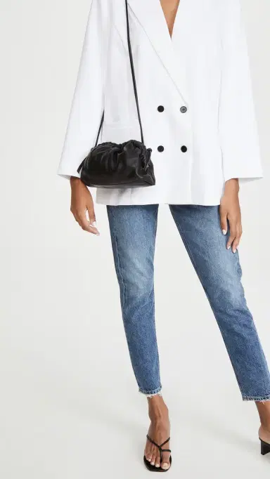 MANSUR GAVRIEL Mini Cloud Clutch Black/Flamma | Thumbnail 3 MANSUR GAVRIEL Mini Cloud Clutch Black/Flamma | Thumbnail 3