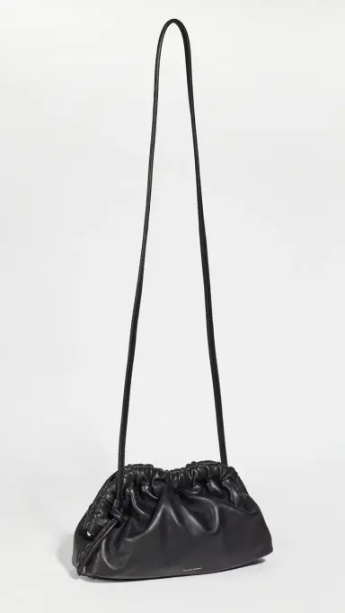 MANSUR GAVRIEL Mini Cloud Clutch Black/Flamma | Thumbnail 4 MANSUR GAVRIEL Mini Cloud Clutch Black/Flamma | Thumbnail 4