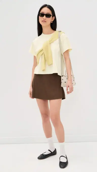 Lisa Says Gah Darcy Skort Brown | Thumbnail 5