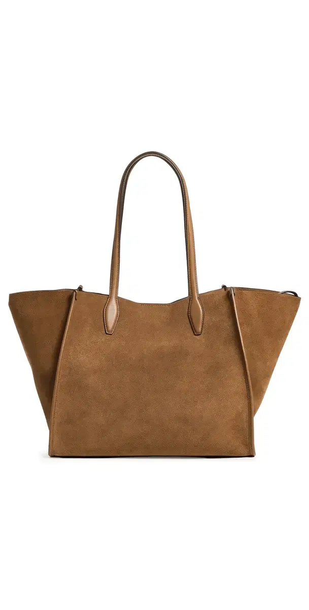 The Lexington Tote in Suede Aged Cognac One Size