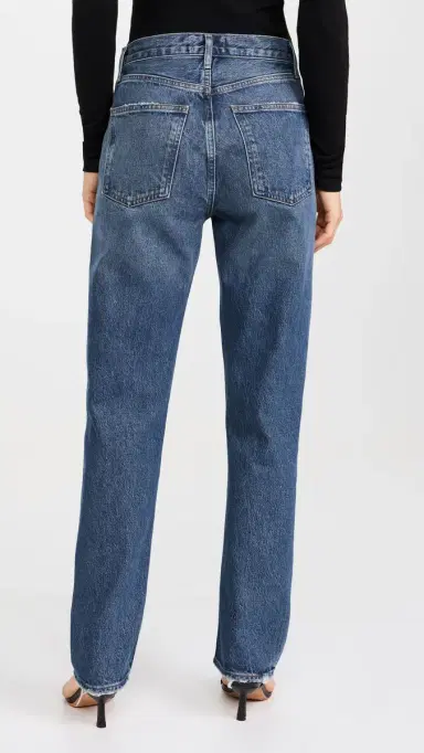 AGOLDE 90s Pinch Waist: High Rise Straight Jeans Essence 34 | Thumbnail 3