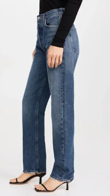AGOLDE 90s Pinch Waist: High Rise Straight Jeans Essence 34 | Thumbnail 4
