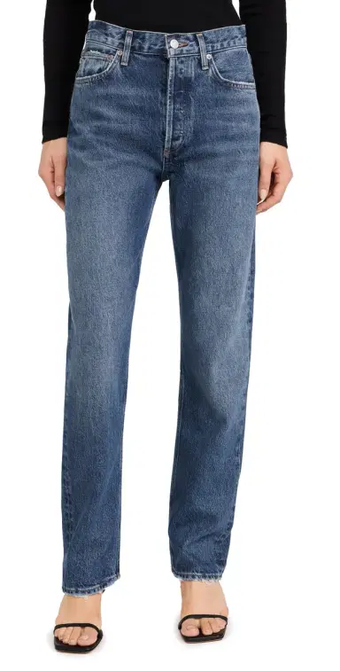 AGOLDE 90s Pinch Waist: High Rise Straight Jeans Essence 34 | Thumbnail 1