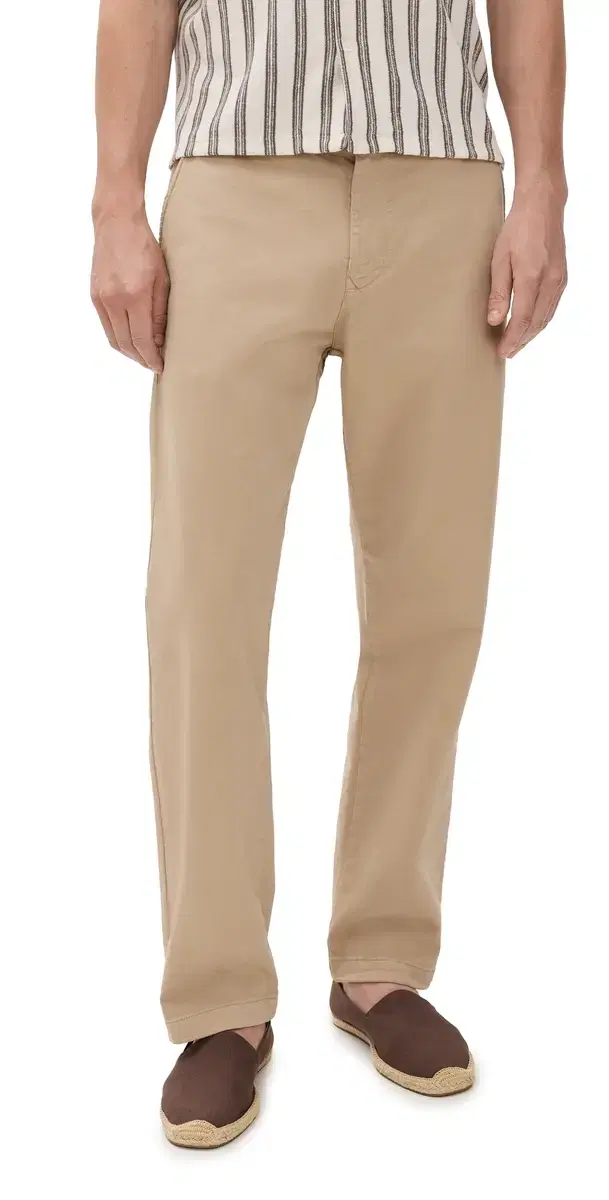 Aden Relaxed Chino Pants  Khaki Beige
