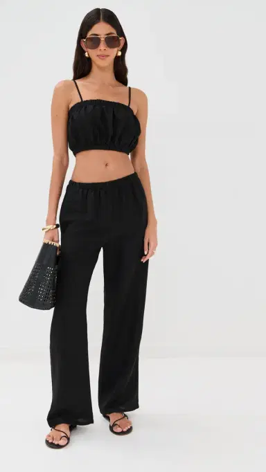 LE BOP Camille Pull On Pants Black | Thumbnail 5