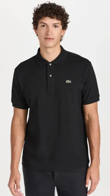 Lacoste Original Cotton Pique Polo Black M | Thumbnail 2