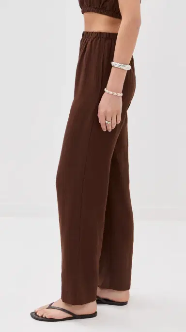 LE BOP Camille Pull On Pants Chocolate | Thumbnail 4 LE BOP Camille Pull On Pants Chocolate | Thumbnail 4
