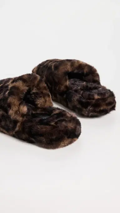 Apparis Dillon Leopard Slides | Thumbnail 4