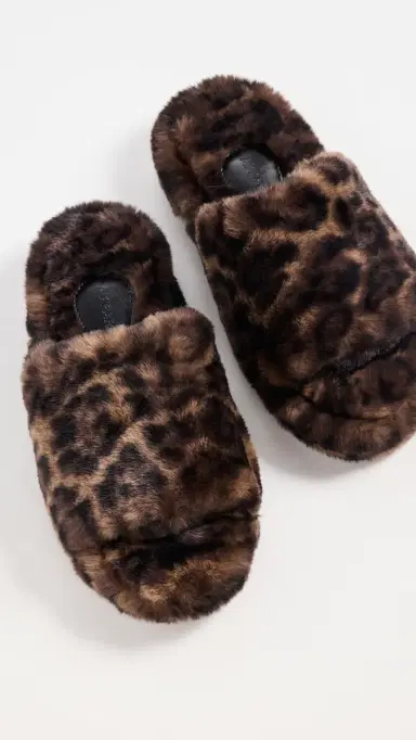 Apparis Dillon Leopard Slides | Thumbnail 5