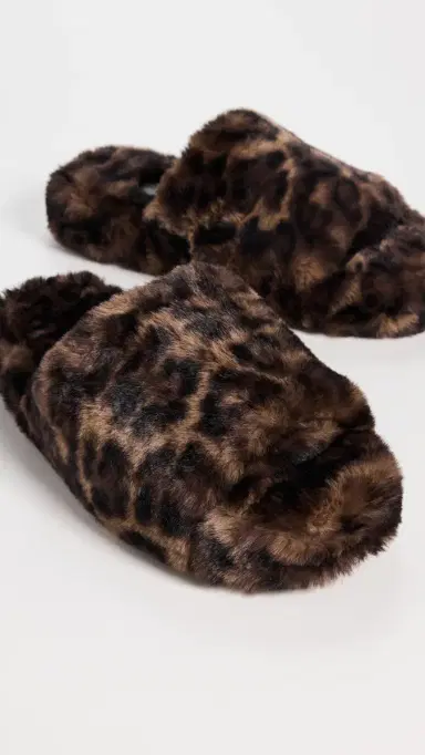 Apparis Dillon Leopard Slides | Thumbnail 6
