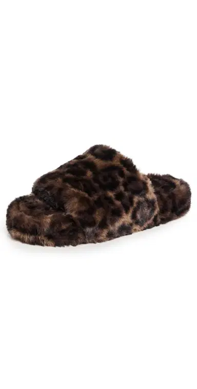 Apparis Dillon Leopard Slides | Thumbnail 1
