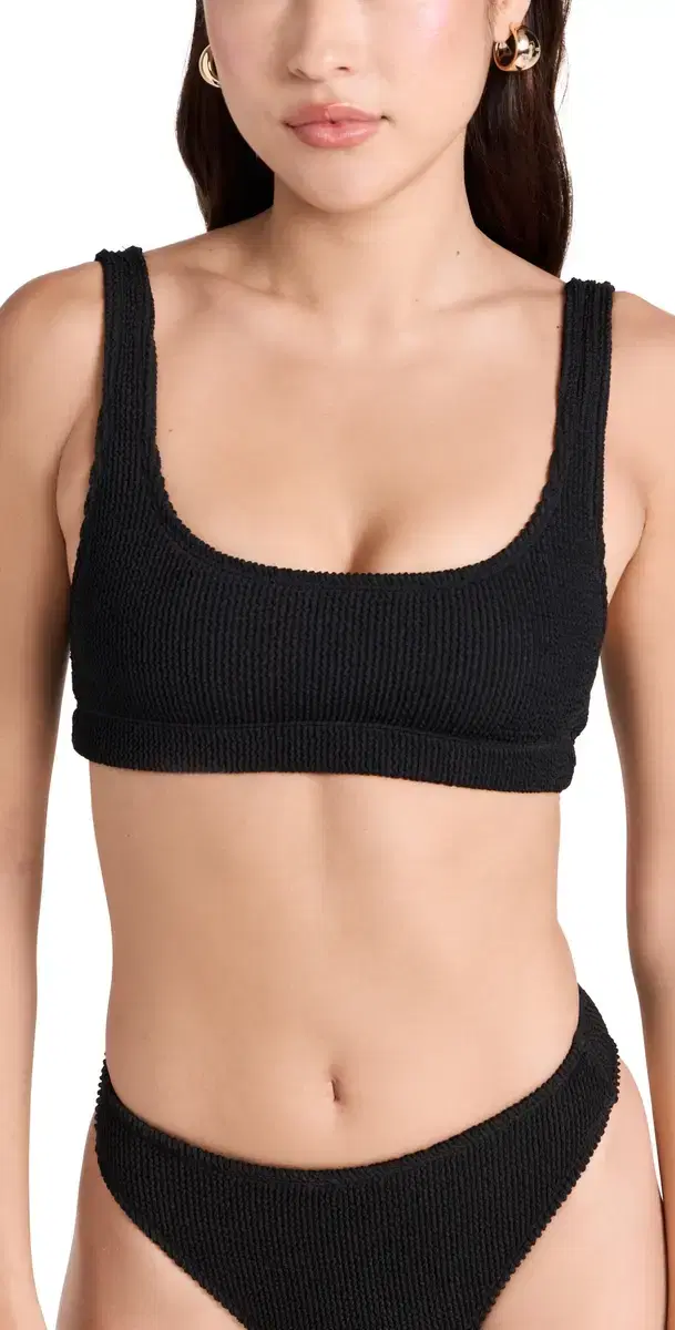 Always Fits Scoop Bikini Top Black001