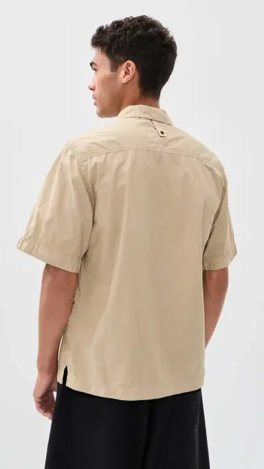 Stone Island Lightweight Cotton Shirt Desert | Thumbnail 3 Stone Island Lightweight Cotton Shirt Desert | Thumbnail 3