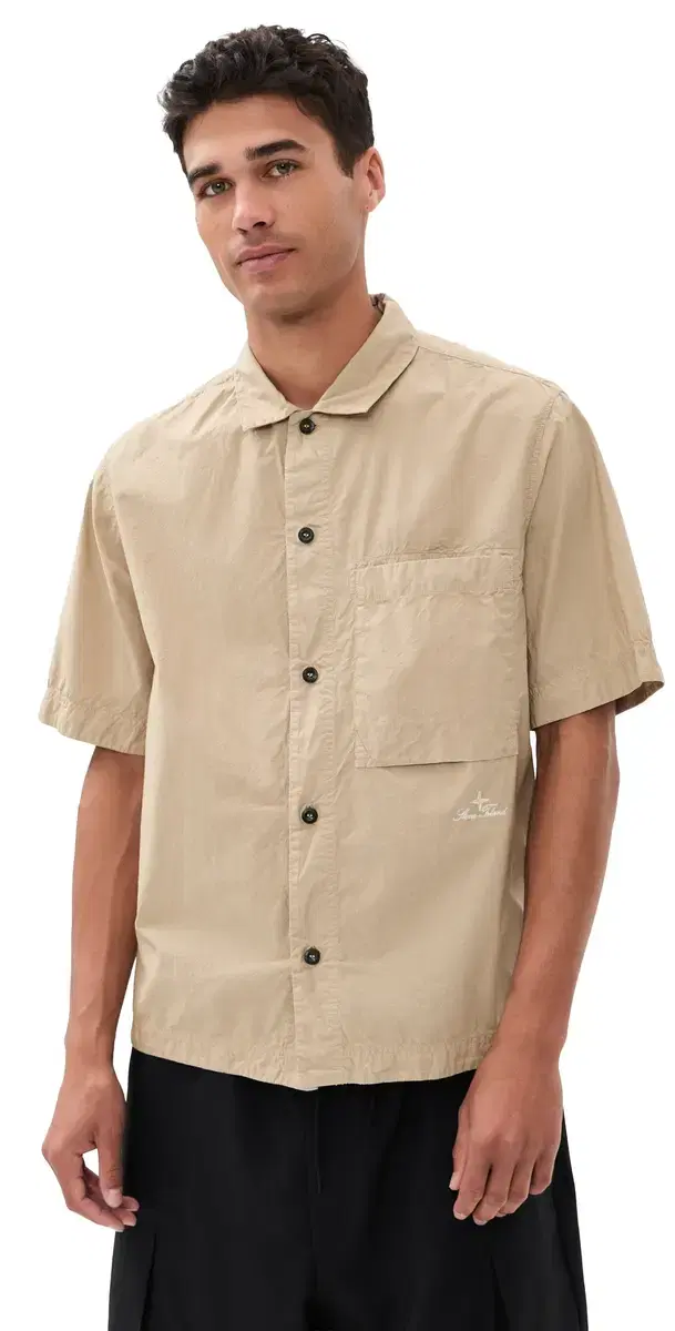 ightweight Cotton Shirt Desert