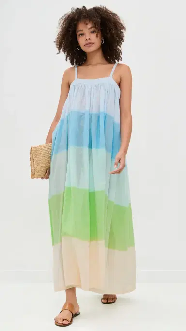 lemlem EDA Slip Dress Nefas Mint | Thumbnail 2