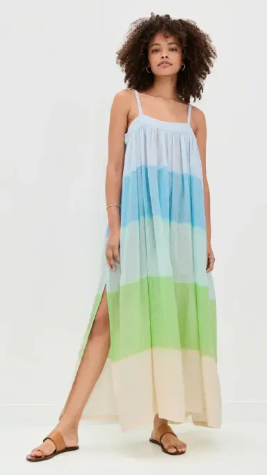 lemlem EDA Slip Dress Nefas Mint | Thumbnail 5