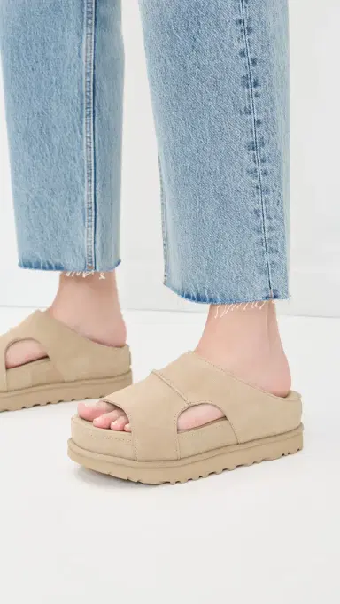 UGG Goldenstar Hi Cutout Slide Sand 11 | Thumbnail 3