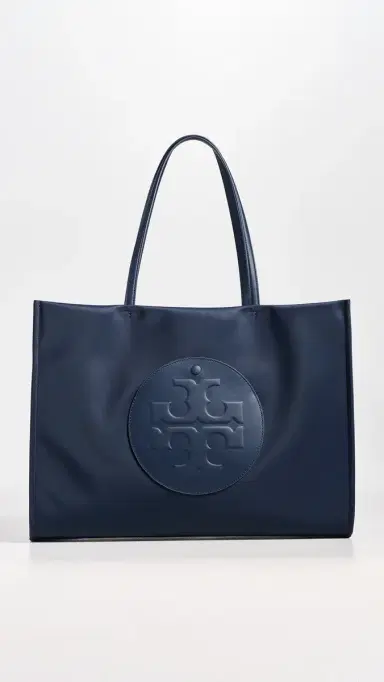 Tory Burch Ella Tote New Navy One Size | Thumbnail 2