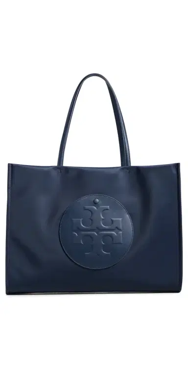 Tory Burch Ella Tote New Navy One Size | Thumbnail 1