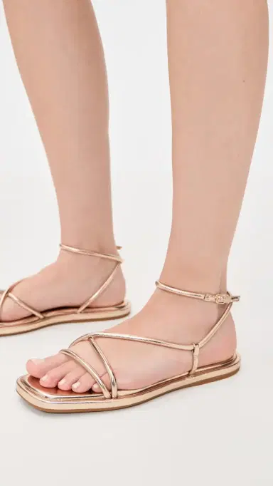 Loeffler Randall Noor Strappy Sandals Champagne 5 | Thumbnail 3