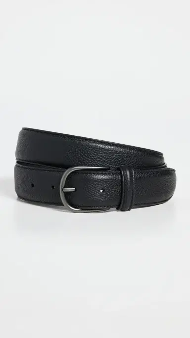 Anderson's Textured Leather Belt Black N1 32 | Thumbnail 2