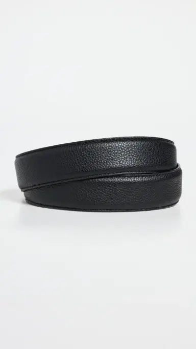 Anderson's Textured Leather Belt Black N1 32 | Thumbnail 3